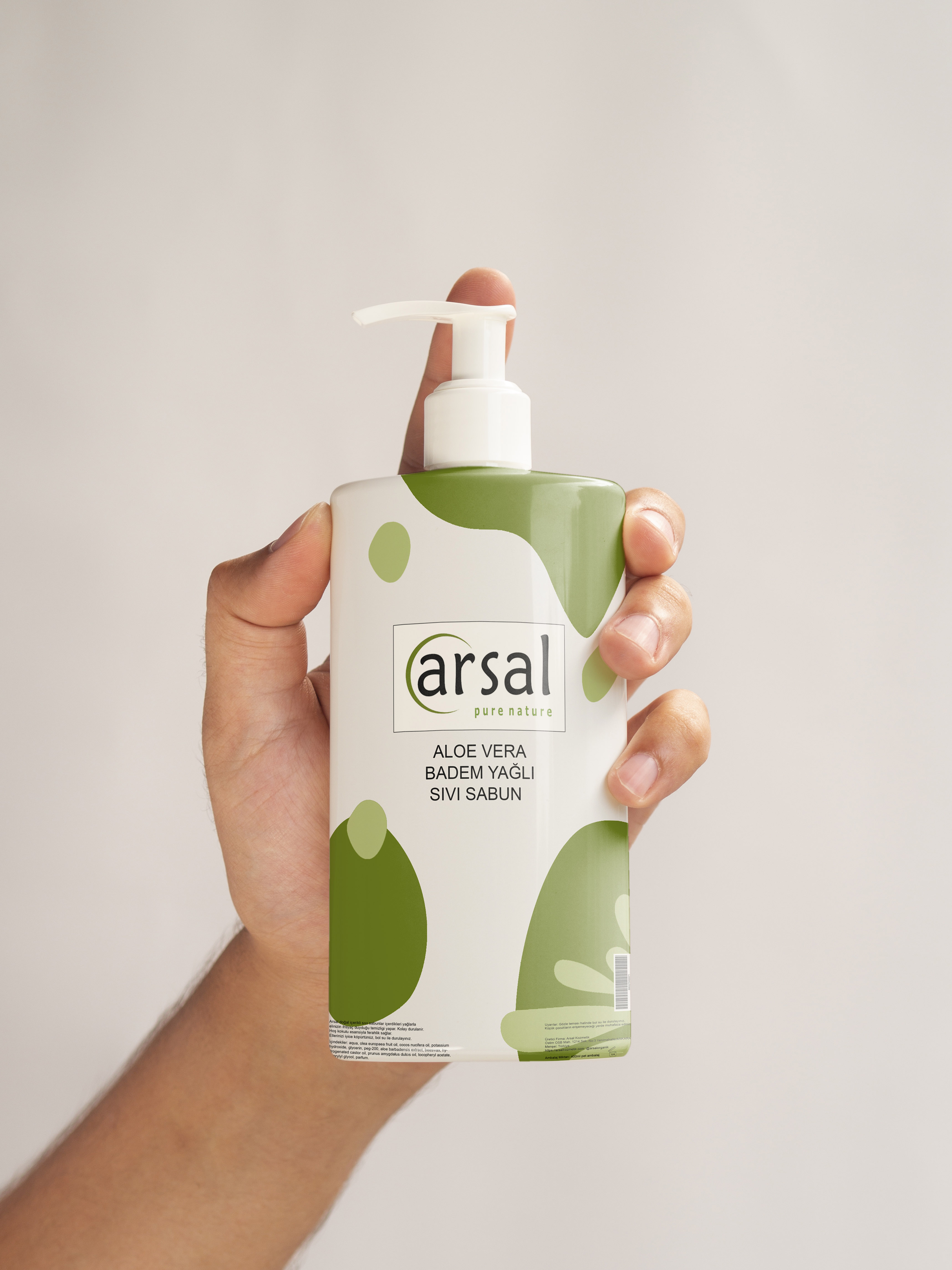 Aloe Vera badem yağlı sıvı sabun